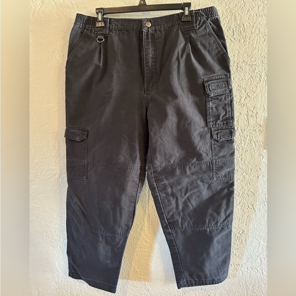 5.1.1 Tactical black elastic waist men's pants size 36/30